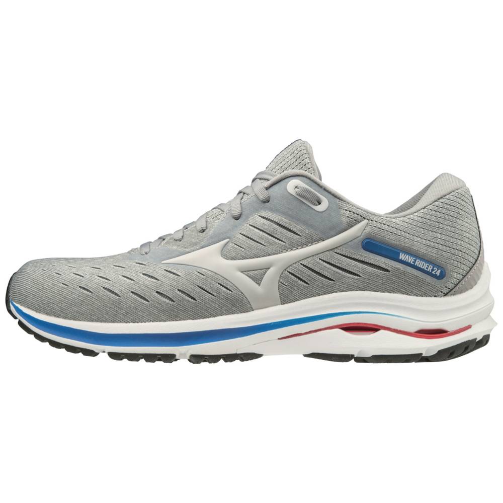 Tenis Para Correr Mizuno Wave Rider 24 Para Hombre Grises 3814625-SF